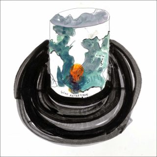 Groe Antartique, peinture, Anne-Marie Schneider