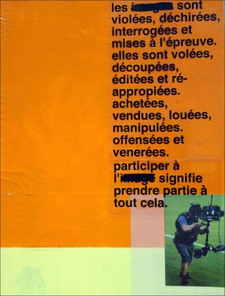 Elles sont violées, déchirées…, collage, Miquel Mont