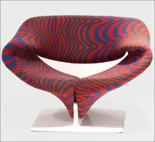 Pierre Paulin, fauteuil Ribbon Chair, 1966