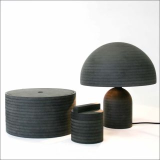 Philippe Malouin, Mdf Functional Shapes (lampe, boîtes), 2013