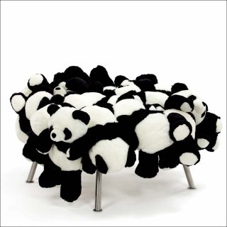 Humberto & Fernando Campana (Frères Campana), tabouret Panda Stool, 2005