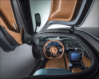 Rimac Automobili (Mate Rimac), voiture sport électrique semi-autonome C Two, 2018
