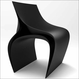 Daniel Widrig et Nagami Design, fauteuil Peeler, 2018