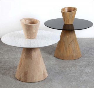 Carla Baz, tables d'appoint Bishop, 2013