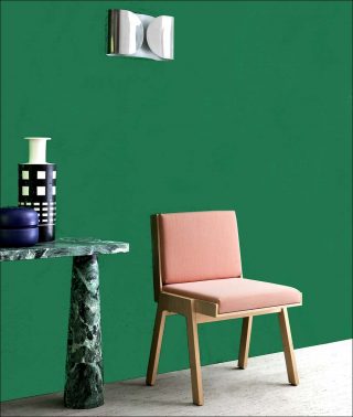 Angelo Mangiarotti, fauteuil Club 44 et console Eros, 1957 (fauteuil) et 1971 (console), réédités en 2018