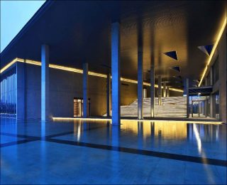 Tadao Ando, Liangzhu Village Cultural Art Center, 2015