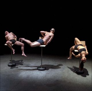 Vincent Lacoste (Le Relais/Groupe Expir), Slow torments, exposition de corps tourmentés (Candles/Avachissements), 2016-2018