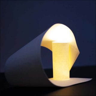 Romuald Jullien, lampe Luminous Curves, 2018