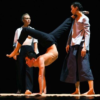 Luc Petton (Cie Le Guetteur) et Marilén Iglesias-Breuker (Cie Icosaèdre Danse Théâtre), Ainsi la nuit, 2018.