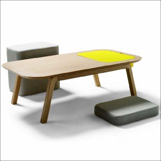 Thomas Merlin Studio et Camif Edition, table Thomas & Florian, Incubateur French Design 2018
