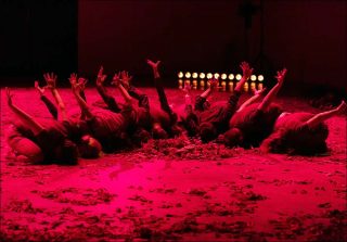 Corps collectif (chorégraphe : Nadia Vadori-Gauthier), That's All Right Mama - 2/4 Équinoxe d'automne, 22 septembre 2018, au Générateur (Gentilly)