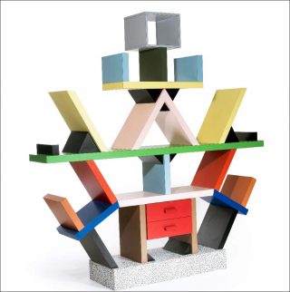 Ettore Sottsass, bibliothèque dite 