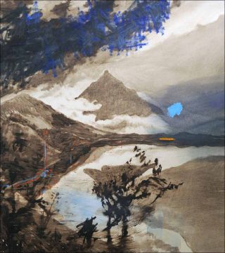 Olivier Masmonteil, Le paysage effacé, 2012.