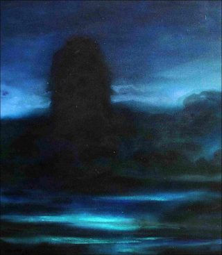 Olivier Masmonteil, Paysage de nuit, 2011.