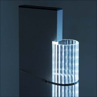 Claire Lavabre, lampe de sol La Stanley, pour l'exposition