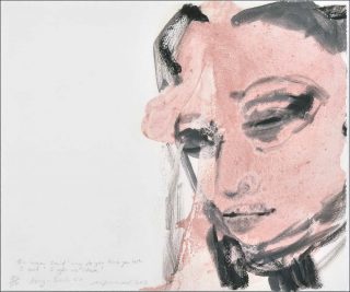 Marlène Dumas, The man said ‘why do you think you here’. I said ‘I got no idea’, 2015.