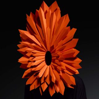 Andy Singleton (sculptures de papier), John Ross (photographies), Pentagram (studio de design), Emotional States - Surprise, 2018