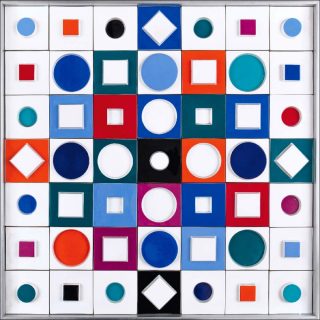 Victor Vasarely, Forme 1010 décor 5112, vers 1973.