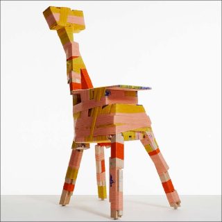 Anton Alvarez, collection The Craft of Thread Wrapping, 2012- en cours. Pièce réalisée pour l'exposition 