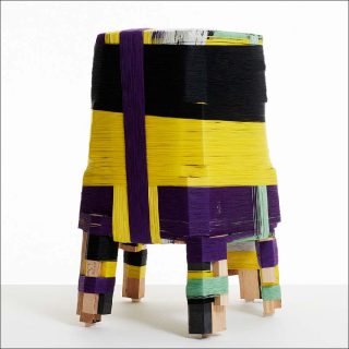 Anton Alvarez, collection The Craft of Thread Wrapping, 2012- en cours. Pièce réalisée pour l'exposition 