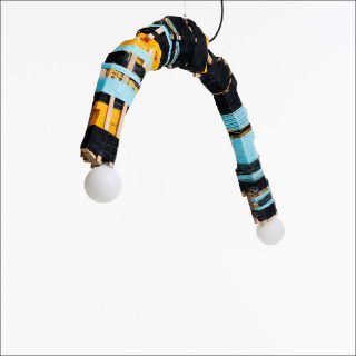 Anton Alvarez, collection The Craft of Thread Wrapping, 2012- en cours. Pièce réalisée pour l'exposition 