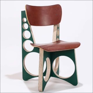Tom Sachs, British Racing Green X-Chair, 2018