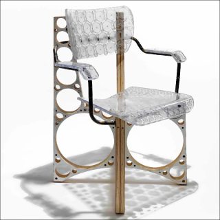 Tom Sachs, X Chair with Arms Prototype, 2017