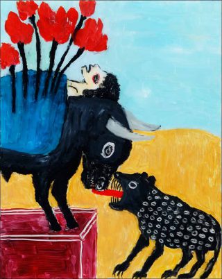 Annette Barcelo, Es wachst heraus, 2018.