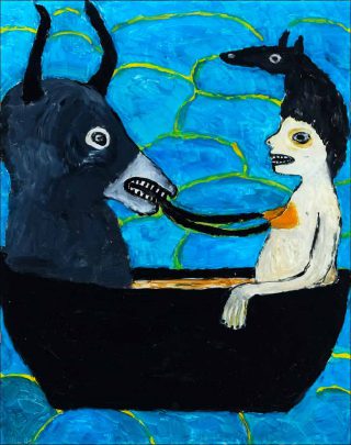 Annette Barcelo, Zu zweit, wie schon, 2019.