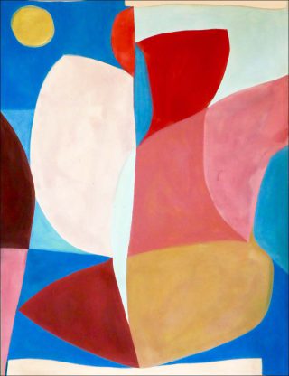 Caroline Denervaud, La lune ocre.