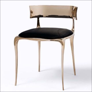 Paul Mathieu, Aria Side Chair (Bronze)