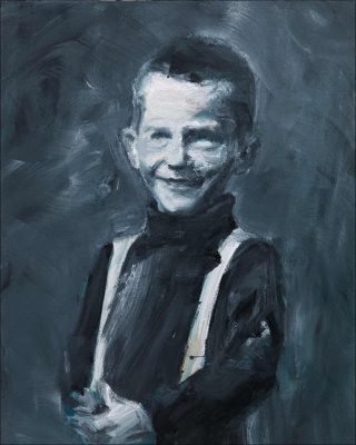 Yan Pei-Ming, Fabian Stech, portrait d’un ami, 2015.