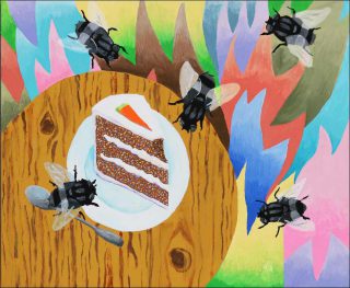 Anne Brégeaut, Les mouches, 2019.