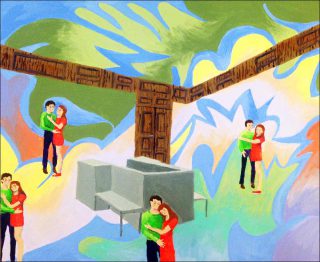 Anne Brégeaut, Soleil couchant 24h/24, 2019.