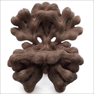 MAL (Material Architecture Lab) – Daniel Widrig et Guan Lee, chaise Ecoire, 2017