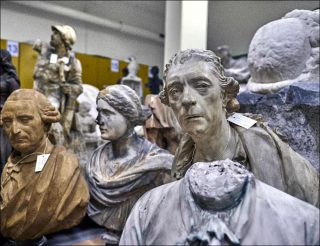 La réserve sculpture, Musée des Beaux-Arts d’Orléans.