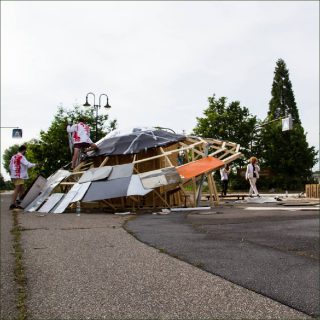 Labor Fou, Whoofo – Intergalactic, Temporary Hotelroom, Hotel Shabbyshabby, Theater der Welt, Benjamin-Franklin-Army Base, Mannheim, 2014.