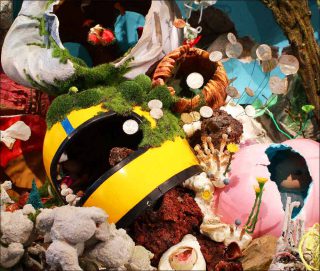 Gerda Steiner & Jörg Lenzlinger, Paysage au Grand Galop (détail), 2013.