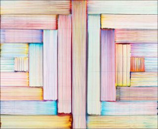 Bernard Frize, Haoh, 2018.