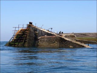 Marcel Dinahet, Arromanches (capture), 2014.