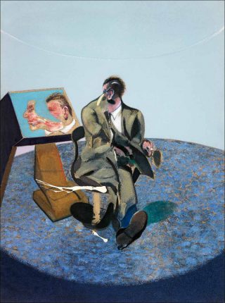 Francis Bacon, Portrait of G. Dyer in a mirror, 1968.