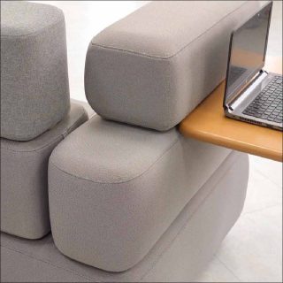 Studio Briand & Berthereau (Joran Briand et Arnaud Berthereau) et Dasras, canapé modulable (détail), 2019