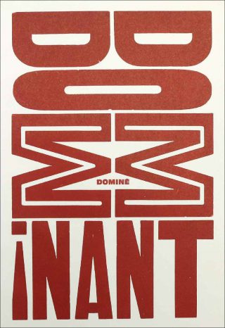 ENSAD (École Nationale Supérieure des Arts Décoratifs), livret collectif Dominant dominé, 2016