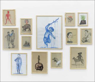 Edi Dubien, Vue d’accrochage, 2018.