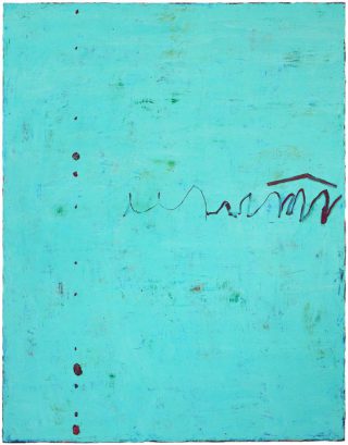 Olivier Aubry, Bleu hauts rochers, 2019.