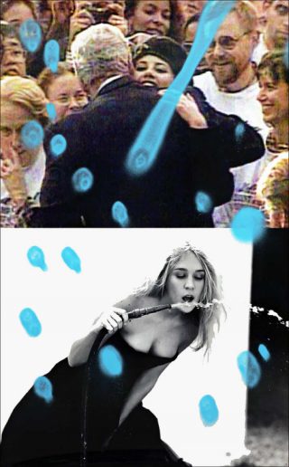 Mazaccio & Drowilal, Bill, Monica and Chloe, de la série Iconology, 2018.