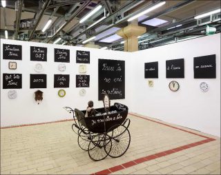 Ben Vautier, Le temps, 2019.