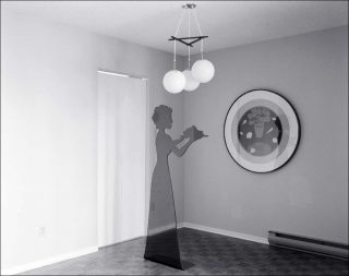 Lynne Cohen, Model Dining Room, 1977.