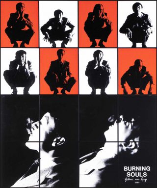 Gilbert & George, Burning Souls, 1980.