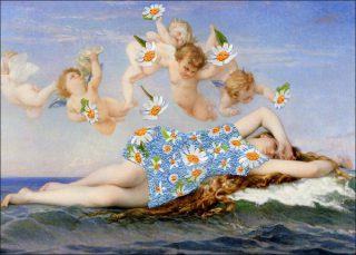 Fanny Viollet, Cabanel - Naissance de Vénus, série des Nus rhabillés.